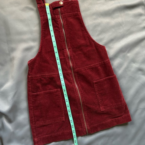 Forever 21 Deep Red Corduroy Mini Dress - Picture 7 of 9